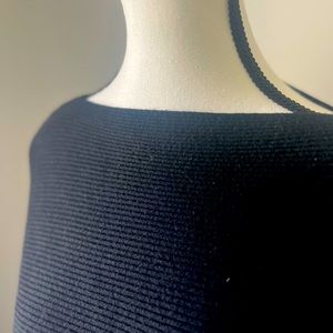 Sweater | XL | Black | Ribbed fabric, Batwing sleeve